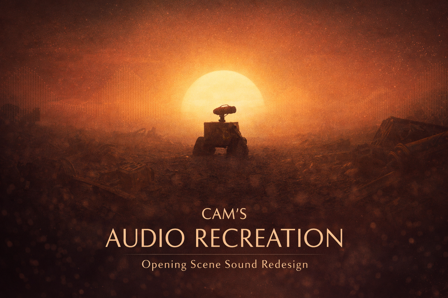Cam's Audio Recreation — WALL·E Opening Scene Sound Redesign